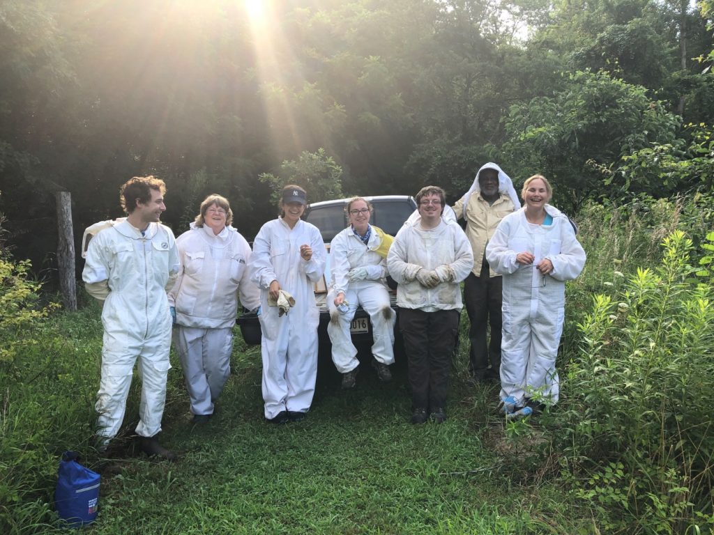 Group of beekeeper mentors and mentees