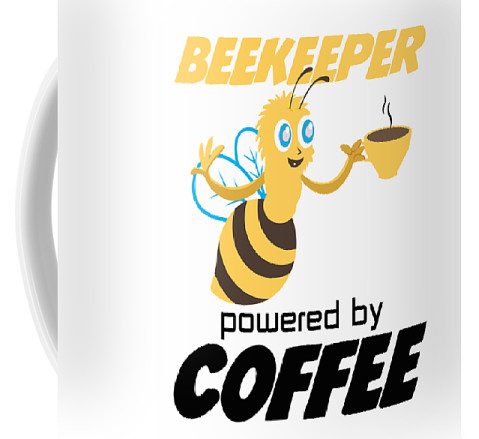 beekeeper coffee mug