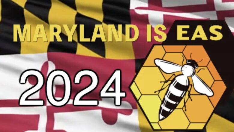 flag with "Maryland is EAS"