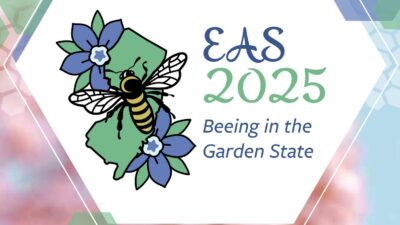 Logo from EAS 2025 Conference Beeing in the Garden State