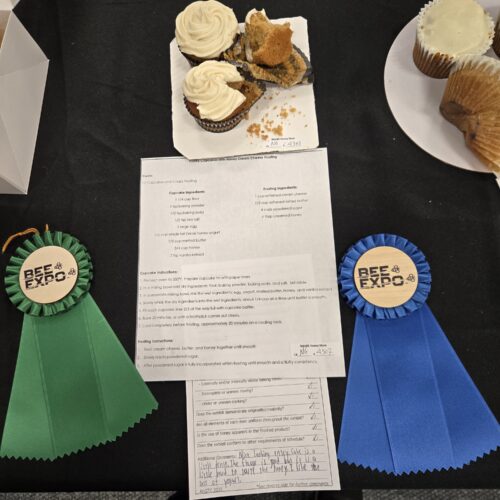 Honey Cupcake with Honey Cream Cheese frosting